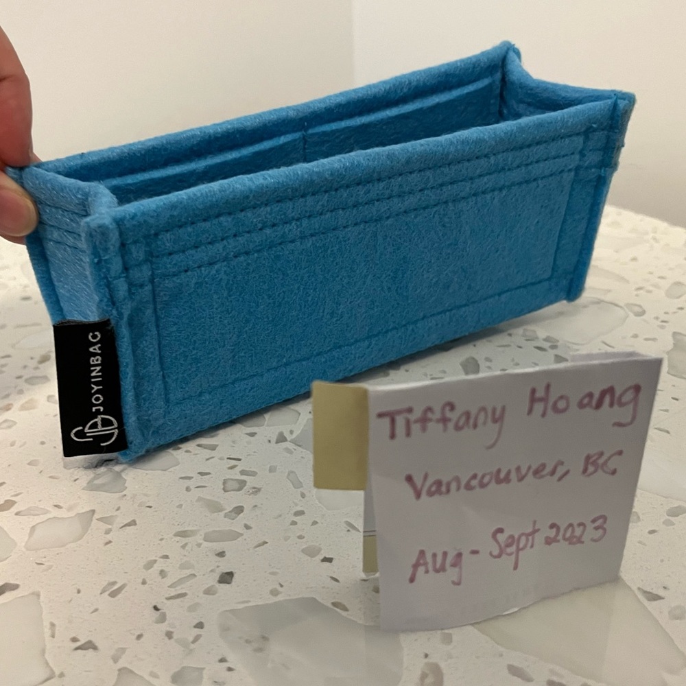 Joyinabag felt purse organizer for Chanel rectangular mini flap bag